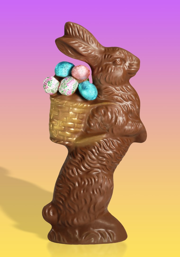 Morkes Chocolates giant 3-foot-tall premium chocolate Easter bunny