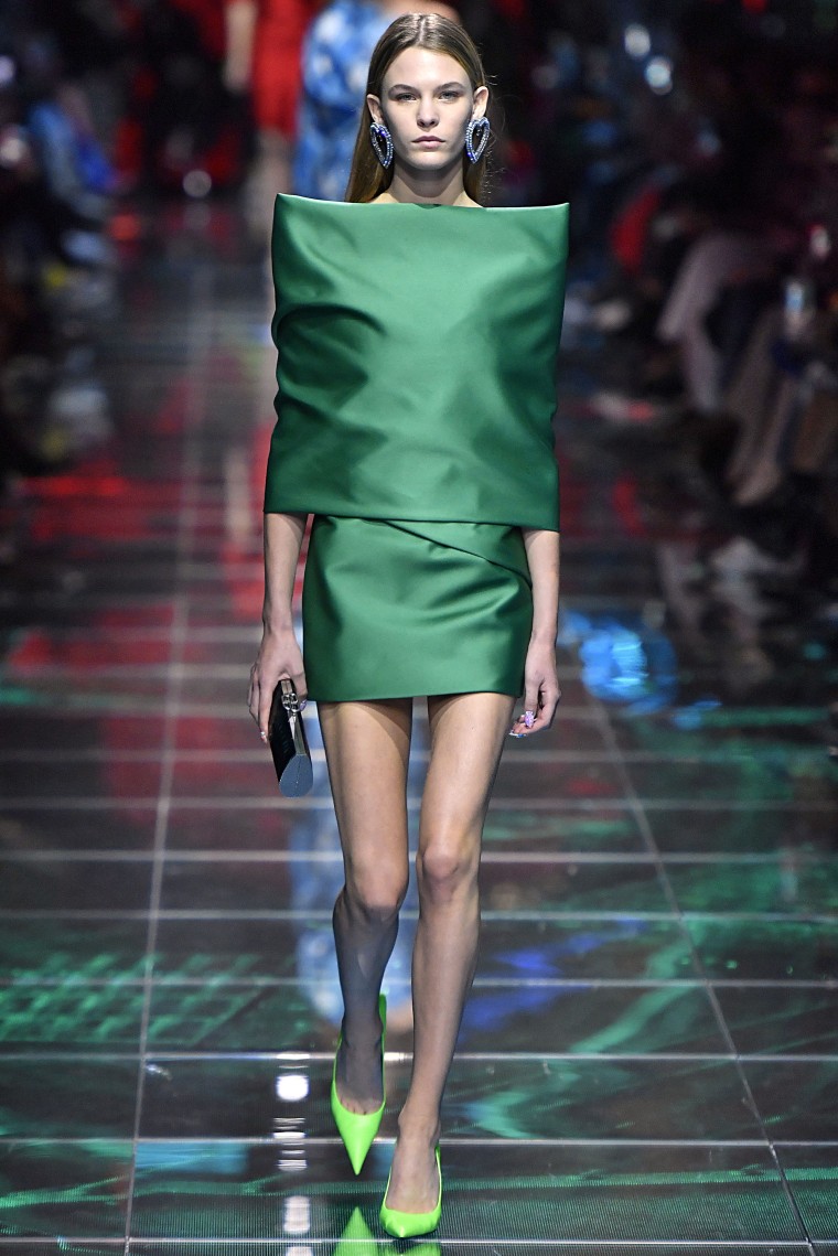 Balenciaga's 'couch cushion' dress is missing arm holes