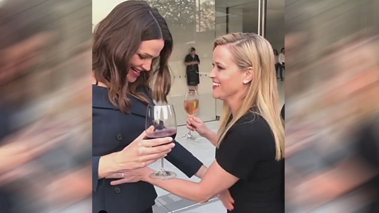 Actress Jennifer Garner celebrated her birthday with her best friend, Reese Witherspoon on Wednesday.
