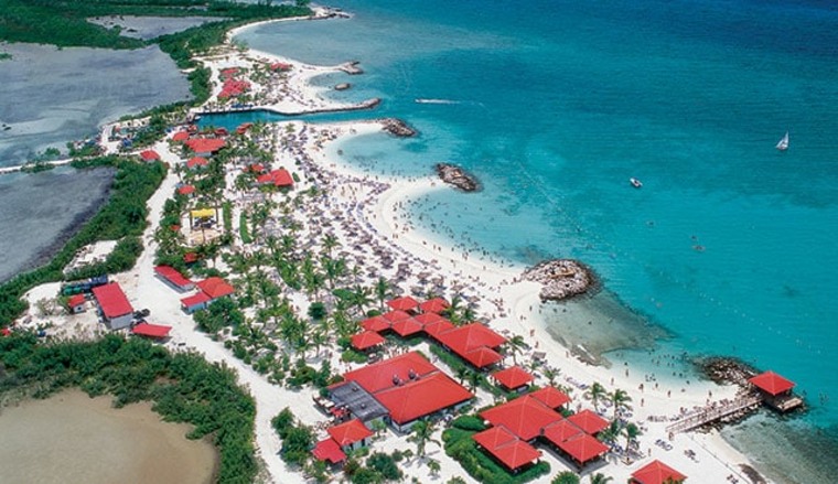 Aerial view of Princess Cays