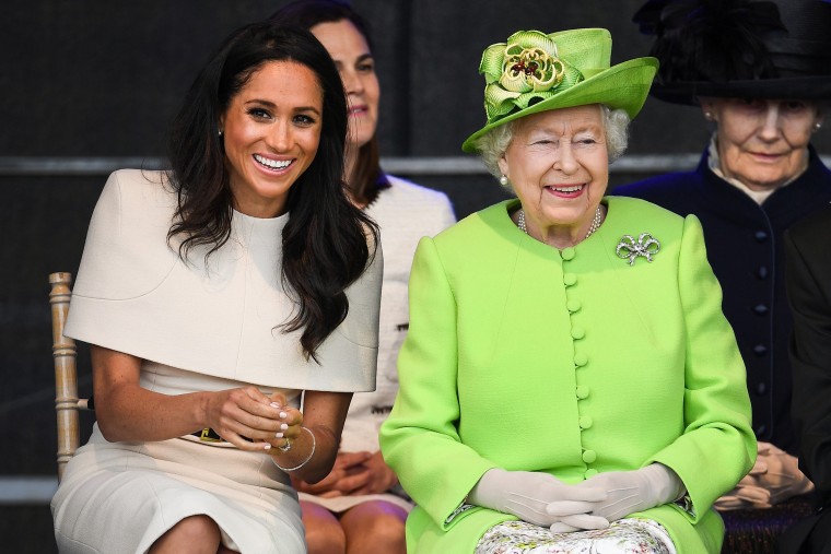 The Duchess Of Sussex Undertakes Her First Official Engagement With Queen Elizabeth II