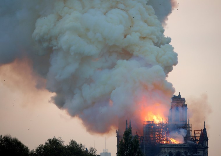 Image: Fire at Notre Dame Cathedral in Paris