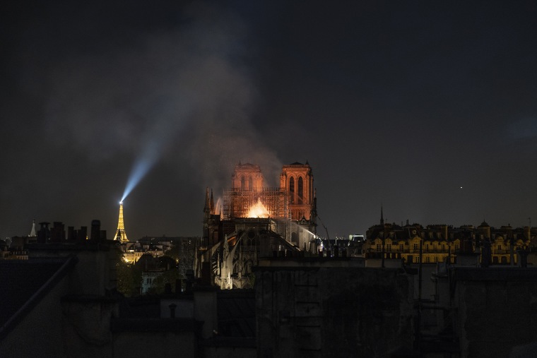 Image: Fire Breaks Out At Iconic Notre-Dame Cathedral In Paris