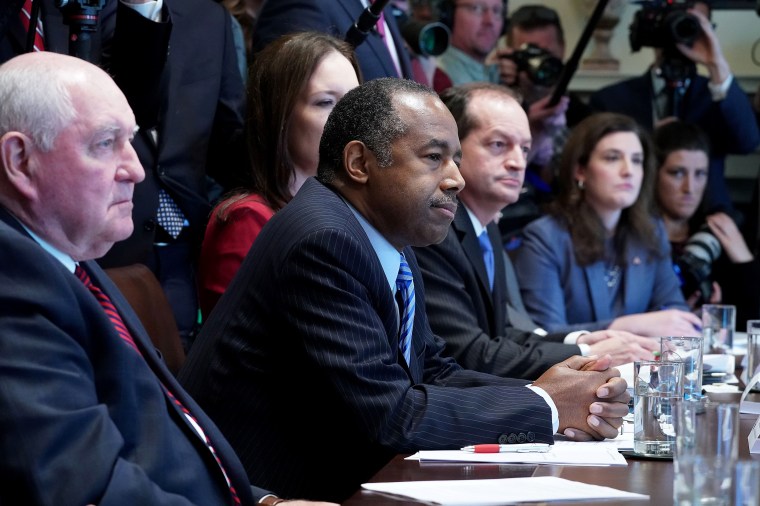 Image: Trump Attends White House Opportunity And Revitalization Council Meeting