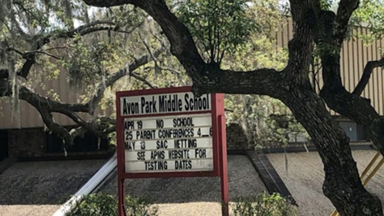Image: Avon Park Middle School in Avon Park, Florida.
