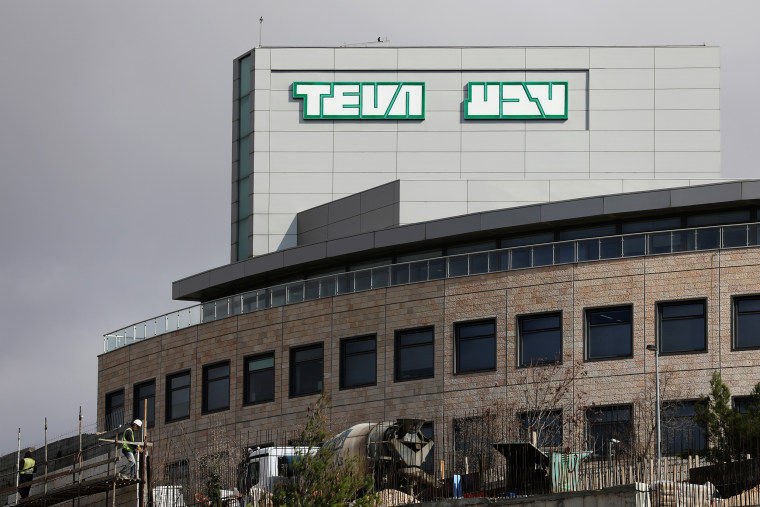 A Teva Pharmaceutical Industries building in Jerusalem
