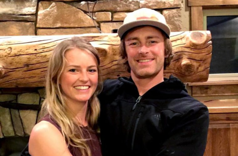 Jordan Roskelley with her brother, elite alpinist Jess Roskelley