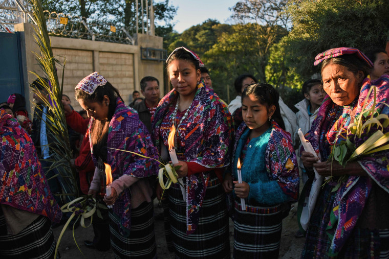 Image: GUATEMALA-RELIGION-HOLY WEEK-PALM SUNDAY