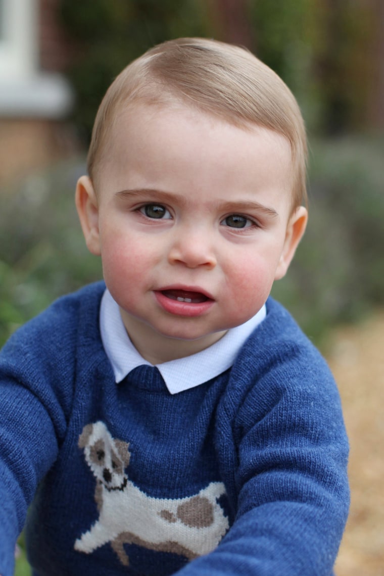 Image: Britain's Prince Louis celebrates his first birthday