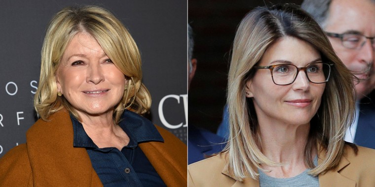 Martha Stewart and Lori Loughlin