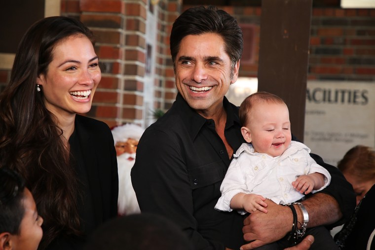 John Stamos, wife Caitlin McHugh Stamos and their son Billy