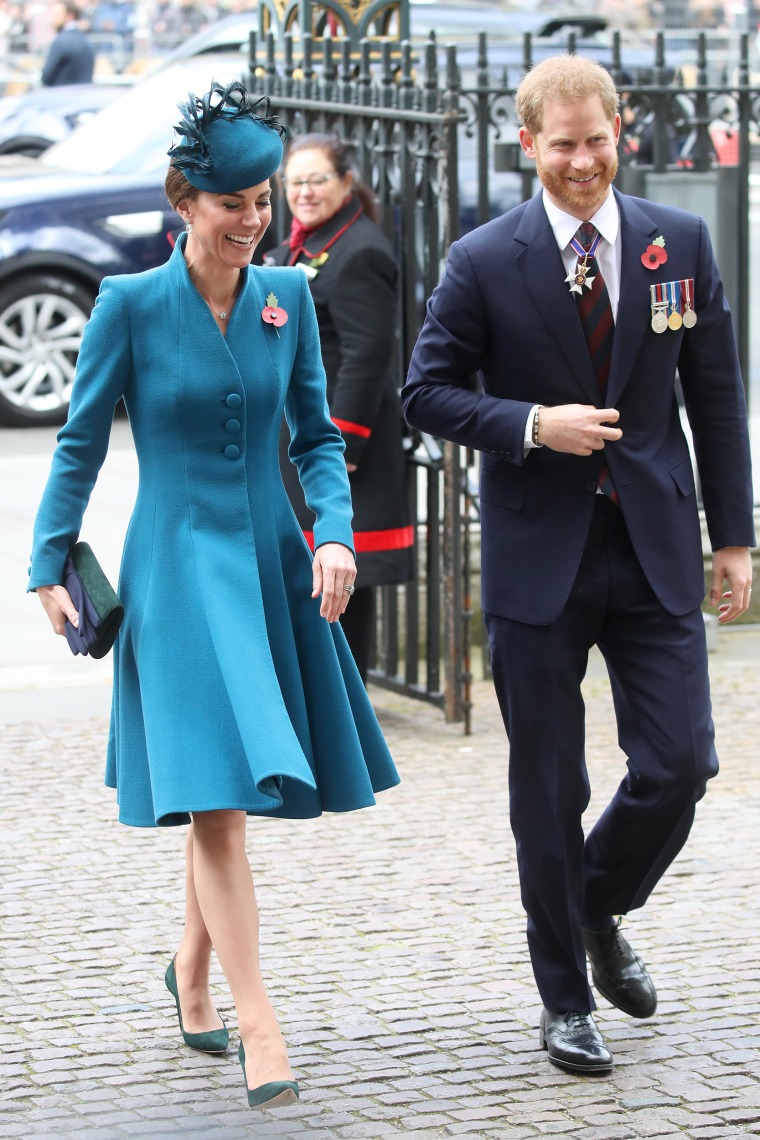 Duchess Of Cambridge Attends ANZAC Day Service