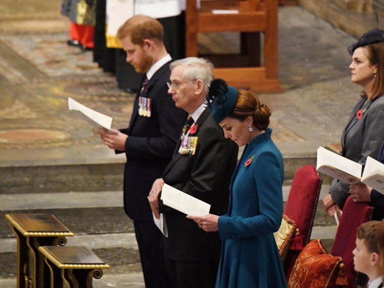 The Duchess of Cambridge attends the Anzac Day service