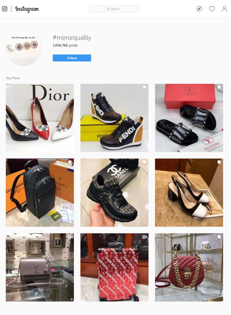 Scammers have turned Instagram into a showroom for luxury counterfeits