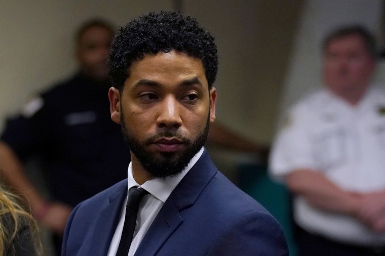 Image: Actor Jussie Smollett makes a court appearance at the Leighton Criminal Court Building in Chicago