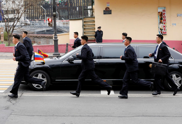 Image: North Korea's Kim arrives in Vladivostok for summit with Russian President Putin