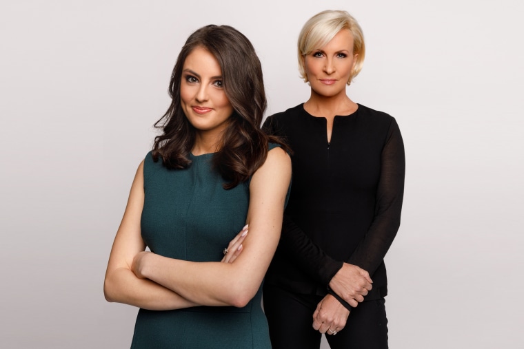 Know Your Value founder and "Morning Joe" co-host Mika Brzezinski and Know Your Value millennial contributor Daniela Pierre-Bravo.