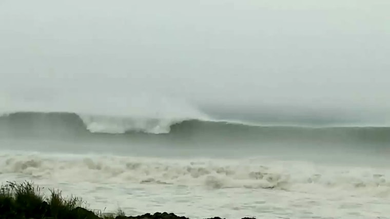 Image: Waves crash on the beach in Pemba, Mozambique 