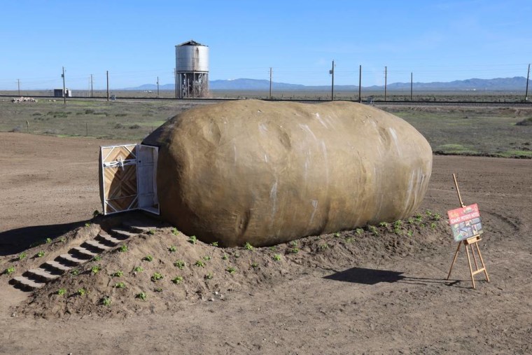 Potato house on Airbnb