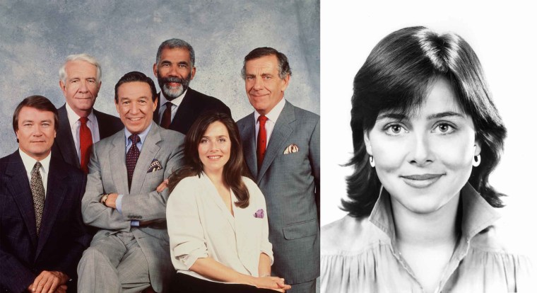 Meredith rocked both short and long hair during her early days at CBS. The look on the right might be her pixie in the process of growing out. 