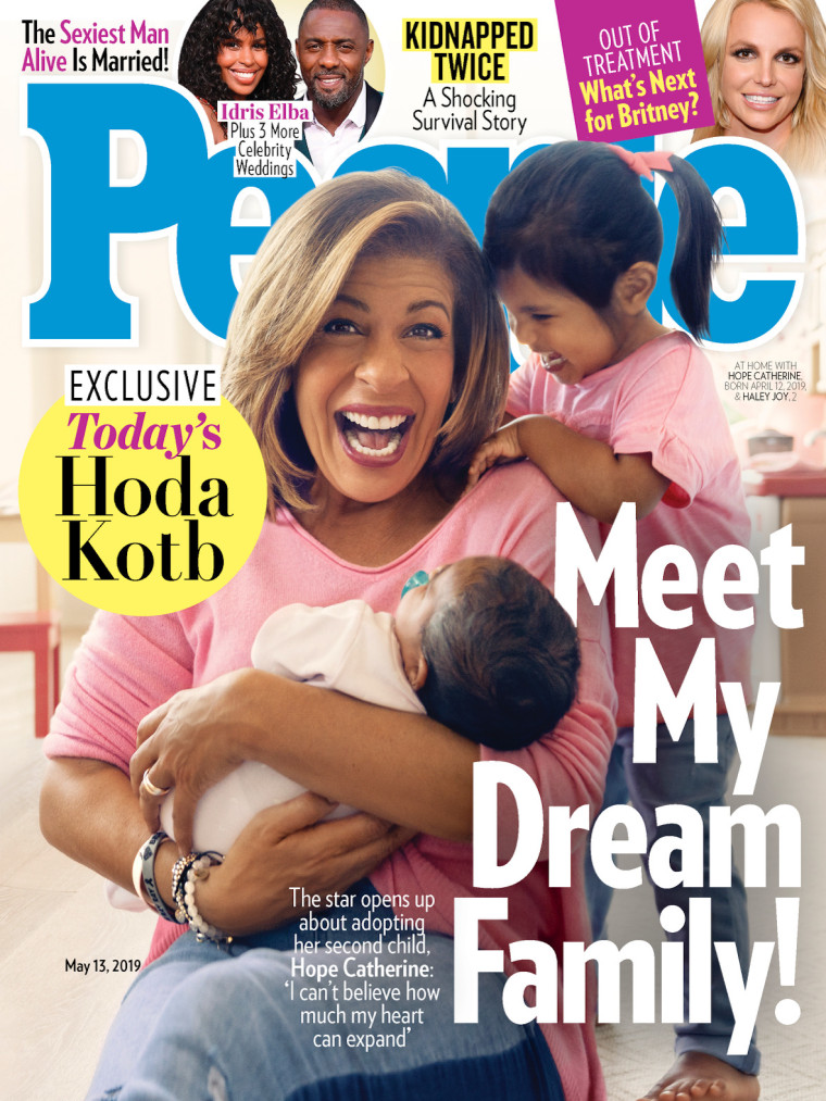 Hoda Kotb and Haley Joy delight in the new addition to their family, Hope Catherine.