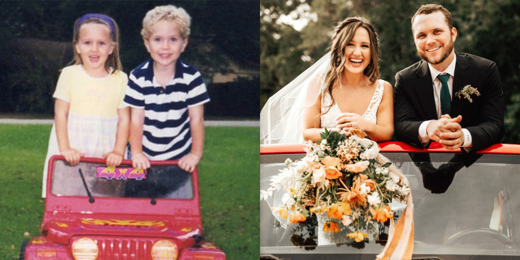 pre-school friends get married