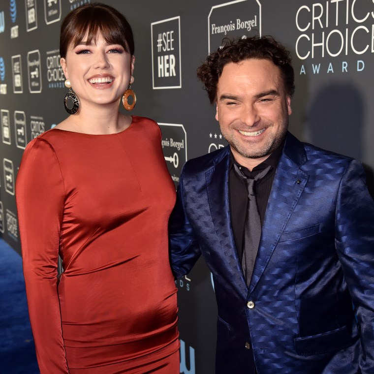 Alaina Meyer and Johnny Galecki at The 24th Annual Critics' Choice Awards