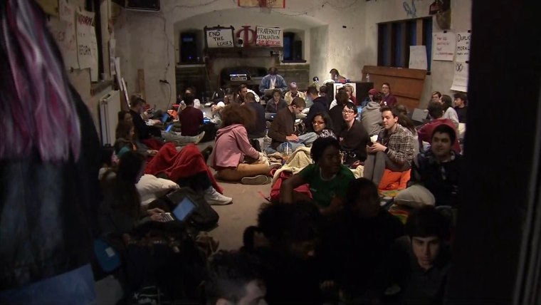 Swarthmore student activists are staging a sit-in and demanding the closure of two fraternities after the leak of documents showing racist, homophobic and sexist language as well as jokes about sexual assault allegedly from past frat members.