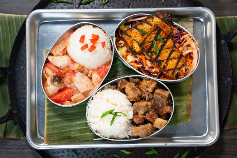 Image: Rice bowls from Meat on the Street in Milwaukee