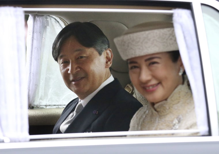 Image: Japan's Crown Prince Naruhito and Crown Princess Masako 