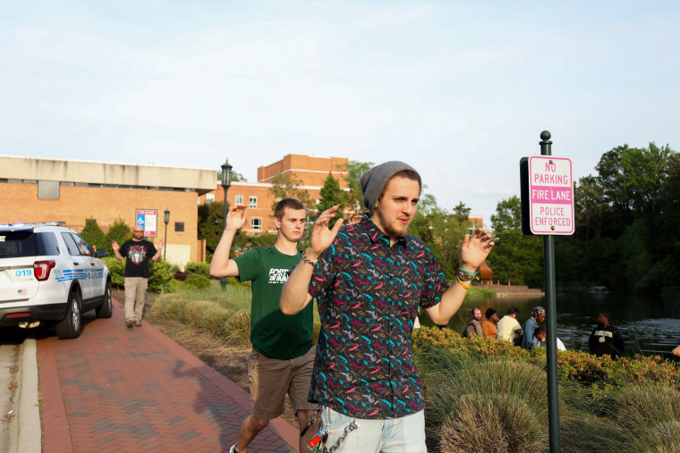 Image: The aftermath of the UNC Charlotte shooting