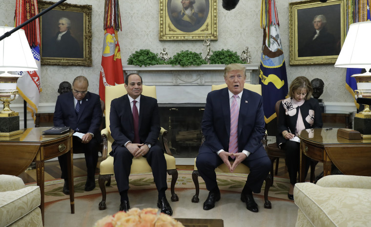 Image: Donald Trump Abdel Fattah al-Sisi