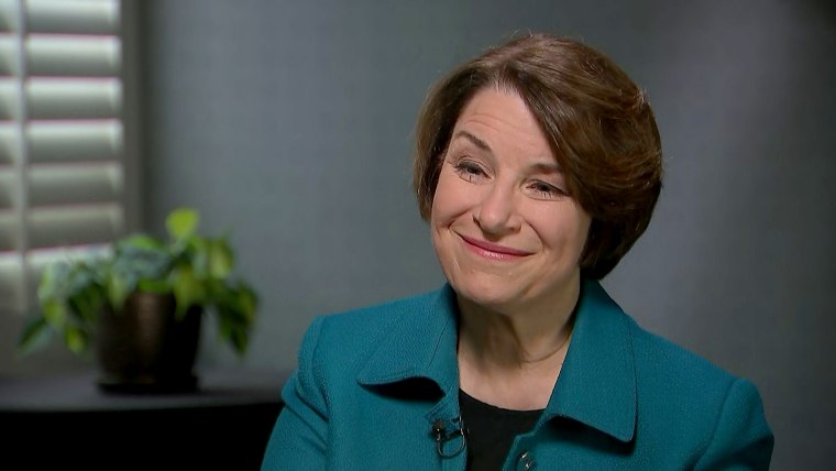 Sen. Amy Klobuchar, D-Minn., sits down with NBC's Ali Vitali to talk about the newest policy roll out of her presidential campaign.