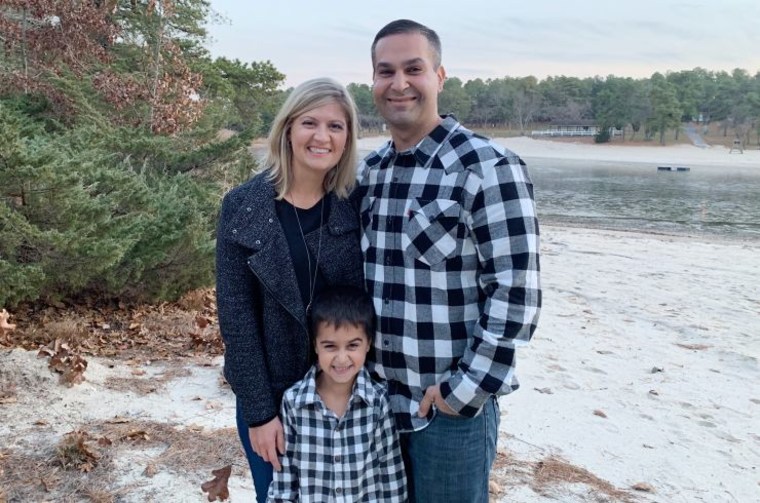 Cynthia and Alex Triana with their son, Jake.