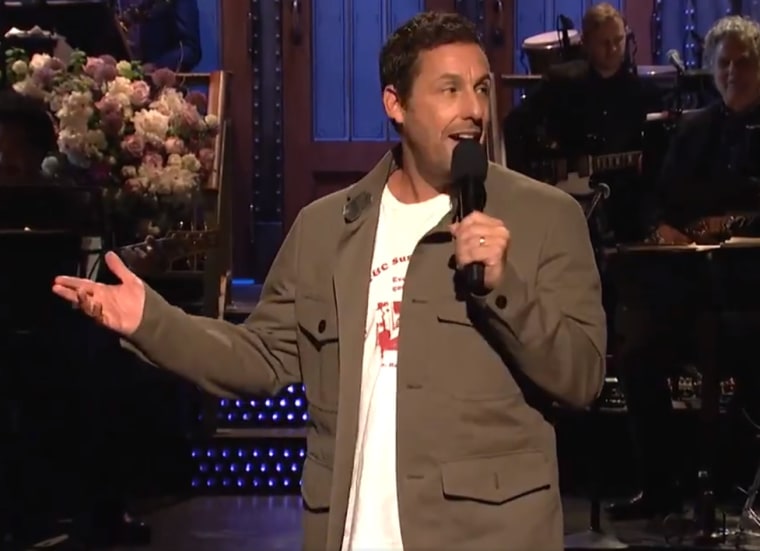 Adam Sandler on "Saturday Night Live."