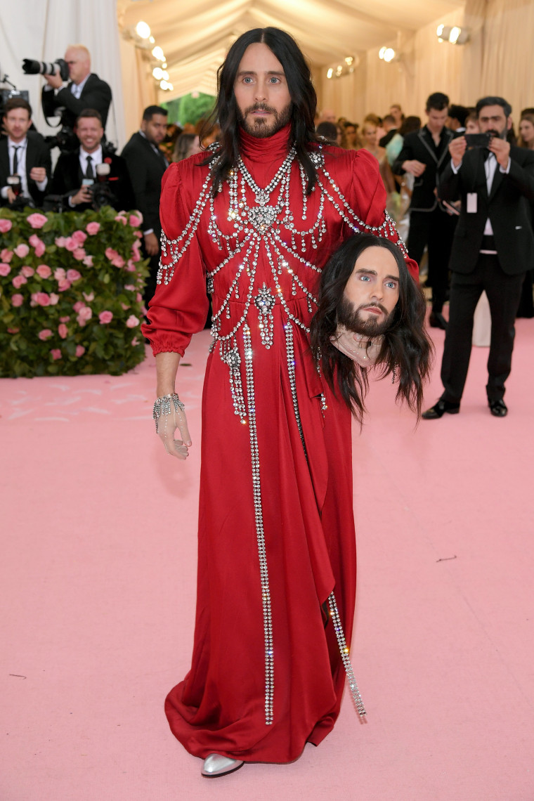 Jared Leto 2019 Met Gala, Met Gala red carpet, Met Gala theme, Gucci head