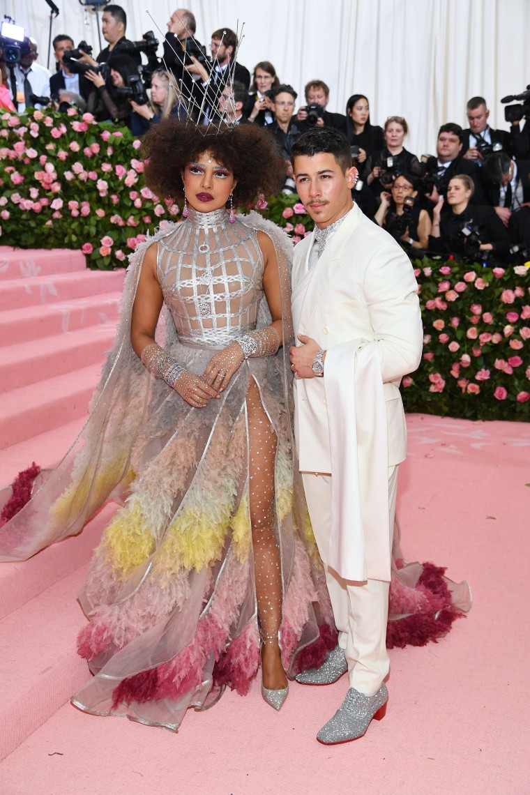 Priyanka Chopra and Nick Jonas, Met Gala red carpet, 2019 Met Gala