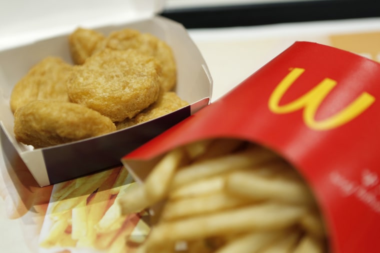 Chicken nuggets and fries