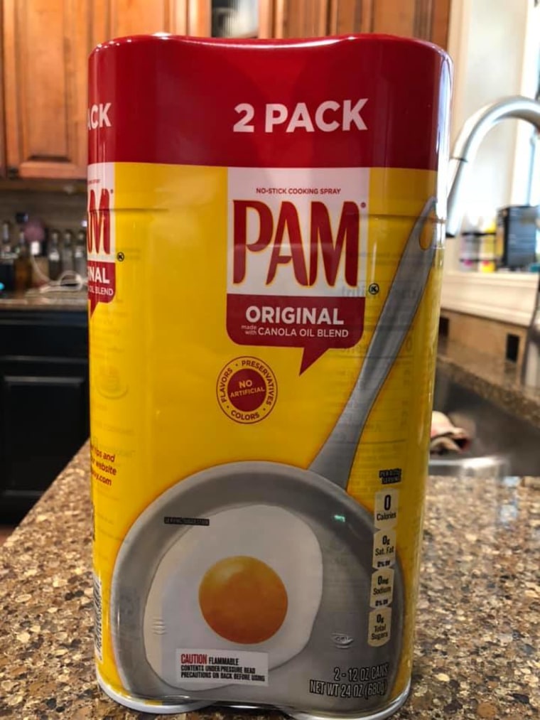 A two-pack of PAM Original cooking spray bought at Sam's Club