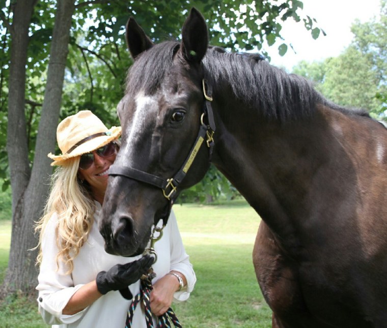 Author Kendall Rose has been careful to maintain her personal interests and passions, including horseback riding, since becoming a stepmom.