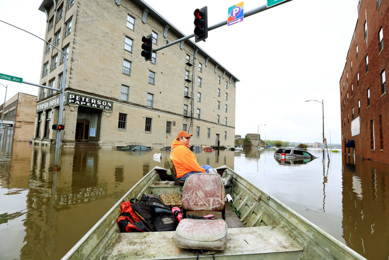 Image: Davenport Iowa Flooding