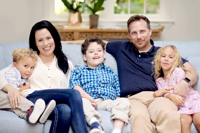 Bertrand Might with his parents and siblings