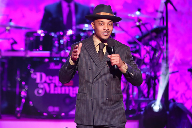 Image: T.I. performs at VH1's \"Dear Mama: A Love Letter to Mom\" in Los Angeles on May 2, 2019.