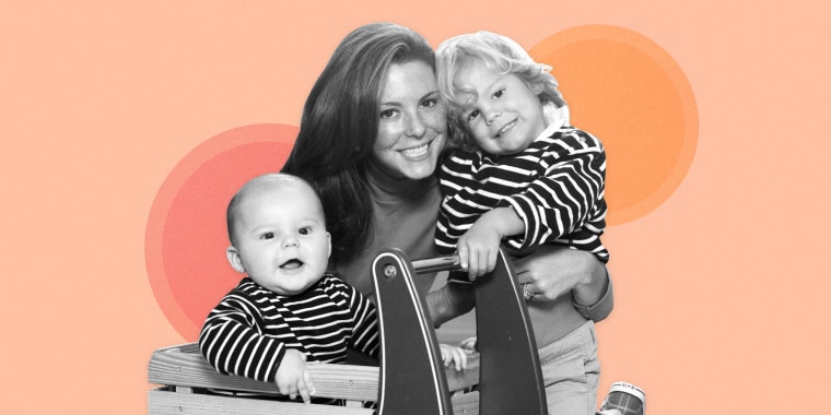Image: Stephanie Ruhle and her two sons.