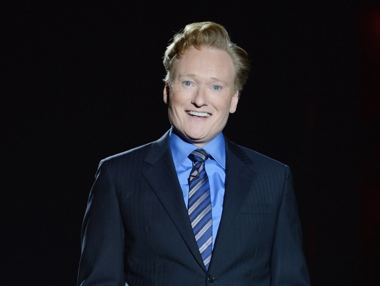 Image: Conan O'Brien onstage at The Theater at Madison Square Garden in New York City