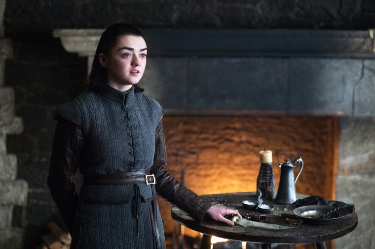 Maisie Williams as Arya Stark in season 7 of "Game of Thrones."