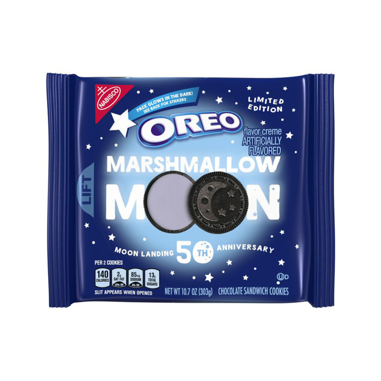 We're over the moon for these Marshmallow Moon limited-edition Oreo cookies.