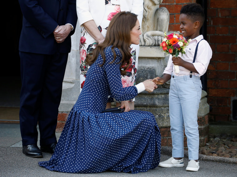 Kate Middleton channels Princess Diana with polka-dot dress