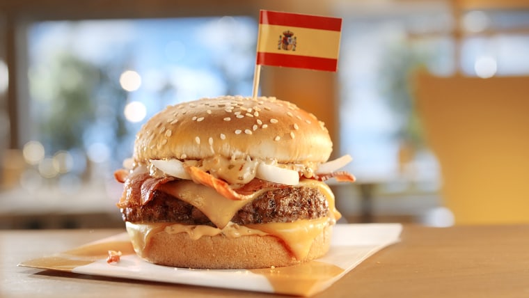 The Grand McExtreme Bacon Burger is a fan favorite in Spain.