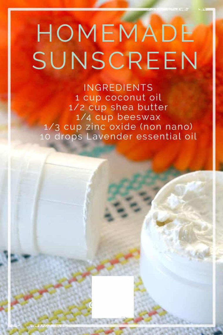 Coconut oil and apple cider vinegar are two of the most popular ingredients in homemade sunscreen recipes, but there's not a lot of evidence they protect against UVA and UVB rays. 